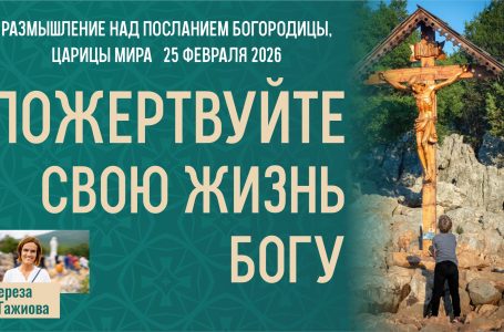 Звукозапись размышлений над посланием от 25.02.2026 (Терезия Гажиова)